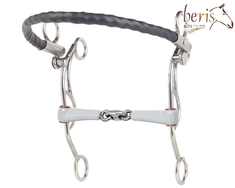 Beris Tandem "US" kombinationsbid med tredelt munddel, str 13.5 cm.
